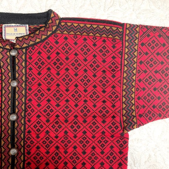 Dale of Norway wool cardigan sweater - size L - Picture 9 of 9